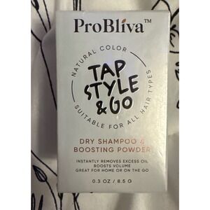 NEW ProBliva Tap Style And Go Dry Shampoo‎ & Boosting Powder for All Hair Types